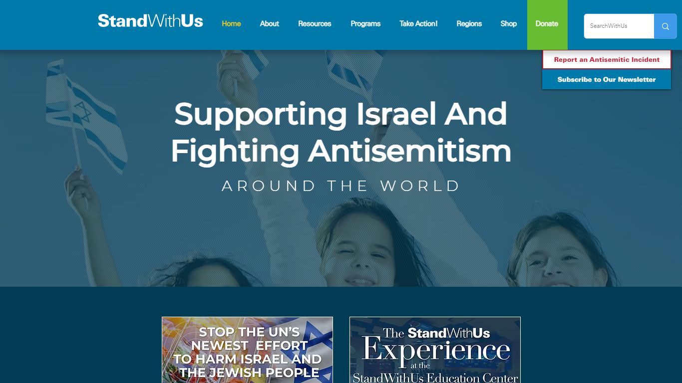 StandWithUs Supporting Israel And Fighting Antisemitism